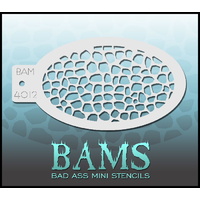 BAM Bad Ass Mini Stencil - 4012