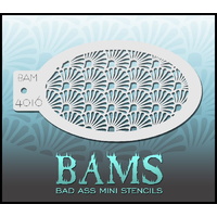 BAM Bad Ass Mini Stencil - 4016