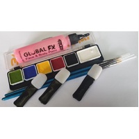 Little Play Kit - Mini Appetizer Palette, glitter gel and brushes