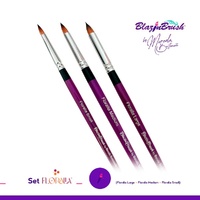 Blazin Brush Range  - Floralia Flora Petal 3 pack Brush Set by Marcela Bustamante