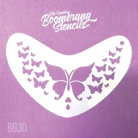 Art Factory Boomerang Stencil - 030 - Butterfly