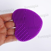 Brush Cleaning Glove - Purple