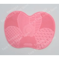 Face Paint Makeup Brush Cleaning Mat Large - Light Pink