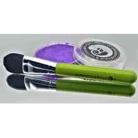 Cameleon Professional Body Paint Short Filbert Body Brush - No #1 - 1"