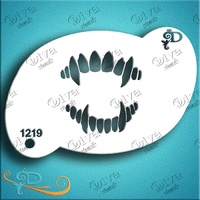 Diva Stencil 1219 - Teeth #4