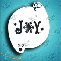 Diva Stencil 212 - Joy Snowflake