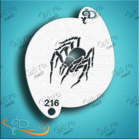 Diva Stencil 216 - Spider Creepy