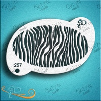 Diva Stencil 257 - Tiger Stripes