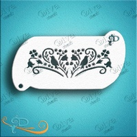 Diva Stencil 305 - Forehead Band Floral Delight by Sharon Poole