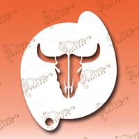 Diva Stencils 449 - Cow Skull