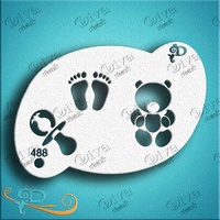 Diva Stencil 488 - Baby Shower 2 by Kelly