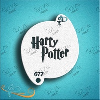 Diva Stencil 677 - Hog Warts Harry Potter Title