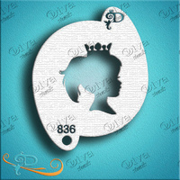 Diva Stencil 836 - Princess Profile