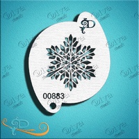 Diva Stencil 883 - Winter Snowflake