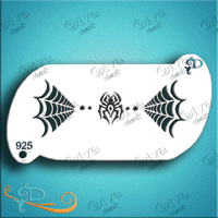 Diva Stencil 925 - Spider and Web Forehead Band