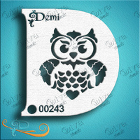 Diva Demi Stencil 243 - Demi Owl