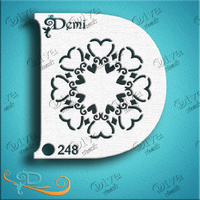 Diva Demi Stencil 248 - Demi Valentine #1