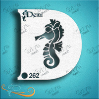 Diva Demi Stencil 262 - Seahorse