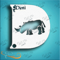 Diva Demi Stencil 302 - Demi Rhino 