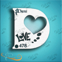 Diva Demi Stencil 478 - Demi Love