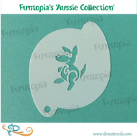 Diva Stencil FUN04 - Funtopia's Australiana Series - Kangaroo