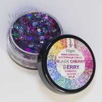Essential Glitter Balm 10g - Black Cherry Berry by Incendium Arts
