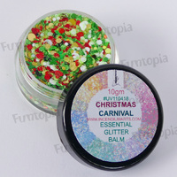 Essential Glitter Balm Chunky 10g Christmas Carnival by Incendium Arts