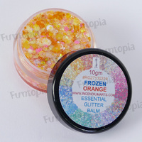 Essential Glitter Balm Chunky 10g - Frozen Orange by Incendium Arts