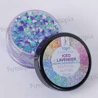 Essential Glitter Balm Chunky 10g - Iced Lavender by Incendium Arts