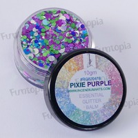 Essential Glitter Balm Chunky 10g - Pixie Purple by Incendium Arts