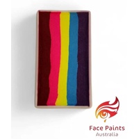 Face Paints Australia FPA One Stroke Rainbow Cake - Flutterby