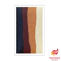 Face Paints Australia FPA 30g Rainbow One Stroke Cake - Stringybark