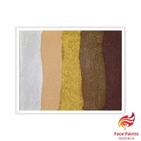 Face Paints Australia FPA Rainbow Split Cake - 50g Latte Combo - Horizontal Orientation