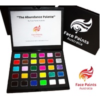Face Paints Australia Abundance Palette - 30 colour palette