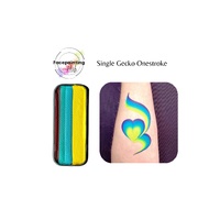 Face Painting Hub 14g One Stroke Rainbow Split Cake - Gecko