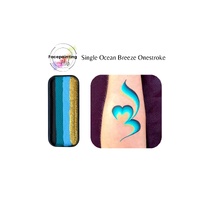 Face Painting Hub 14g One Stroke Rainbow Split Cake - Ocean Breeze