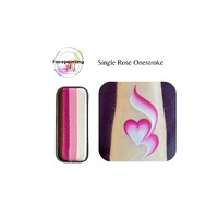 Face Painting Hub 14g One Stroke Rainbow Split Cake - Rose