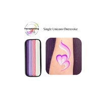 Face Painting Hub 14g One Stroke Rainbow Split Cake - Unicorn
