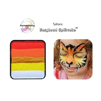 Face Painting Hub Rainbow Cake - 30g EasyLoad Splitcake™ - Sahara