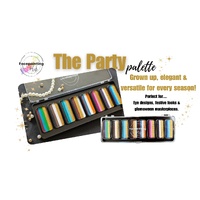 Fusion Body Art Thin Strokes Candy Palette - 8 x 14g Rainbow Colours