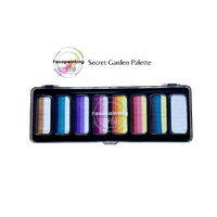 Face Painting Hub Secret Garden Palette - 8 x 14g Rainbow Colours