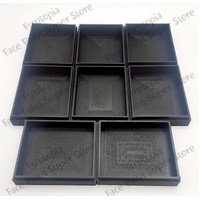 Funtopia Empty One Stroke Rainbow Cake Container - Black - 50g - 8 Pack