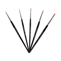 Fusion Body Art Face Painting Brush Set - 5 pack - Rounds 