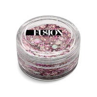 Fusion Body Art Glitter Cream - Pink Delight UV Glow - 10g