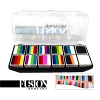 Fusion Body Art Spectrum Palette - Rainbow Explosion 12 x 10g colours