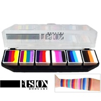 Fusion Body Art Spectrum Palette - Rainbow Splash 6 x 10g colours