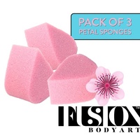 Fusion Body Art Petal Sponge - 3 pack