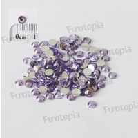 5mm Crystal Light Purple Diamonty Gems - 2000 pack