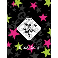 Glitter & Ghouls Mushroom Fairy Mini Stencil GG126