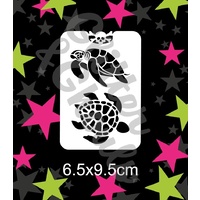 Glitter & Ghouls Turtles Stencil - GG14